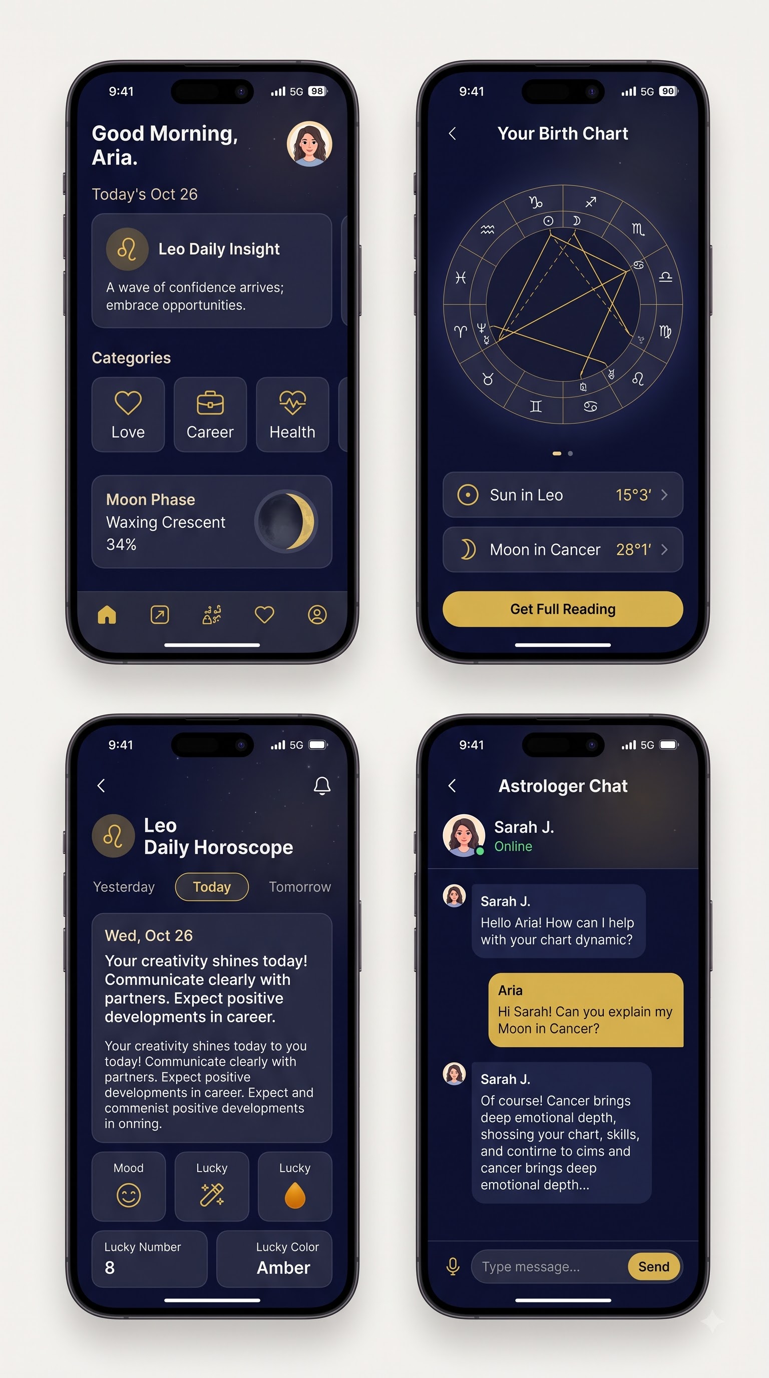 Astrology mobile app